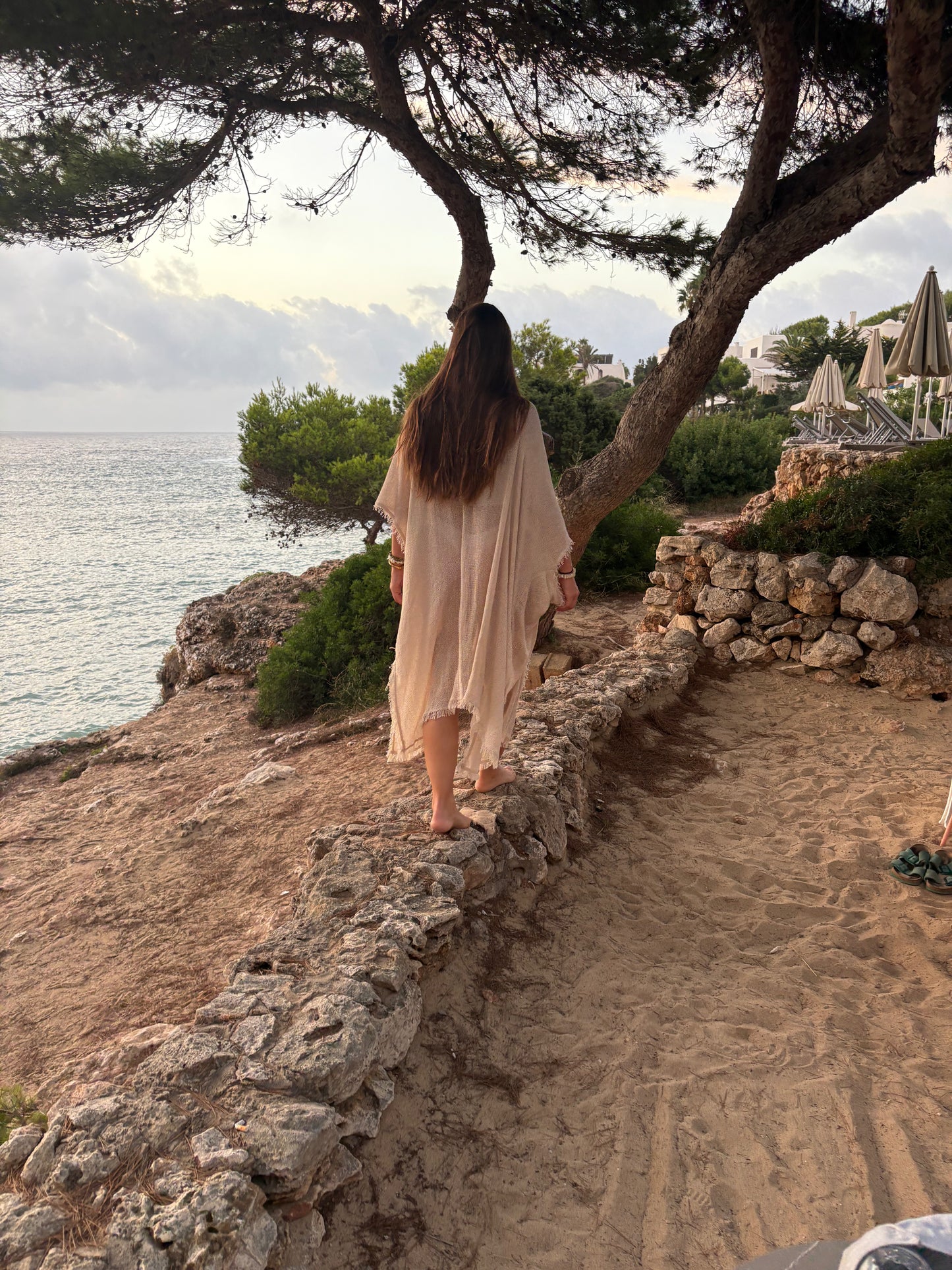Fishnet Long Beach Kimono