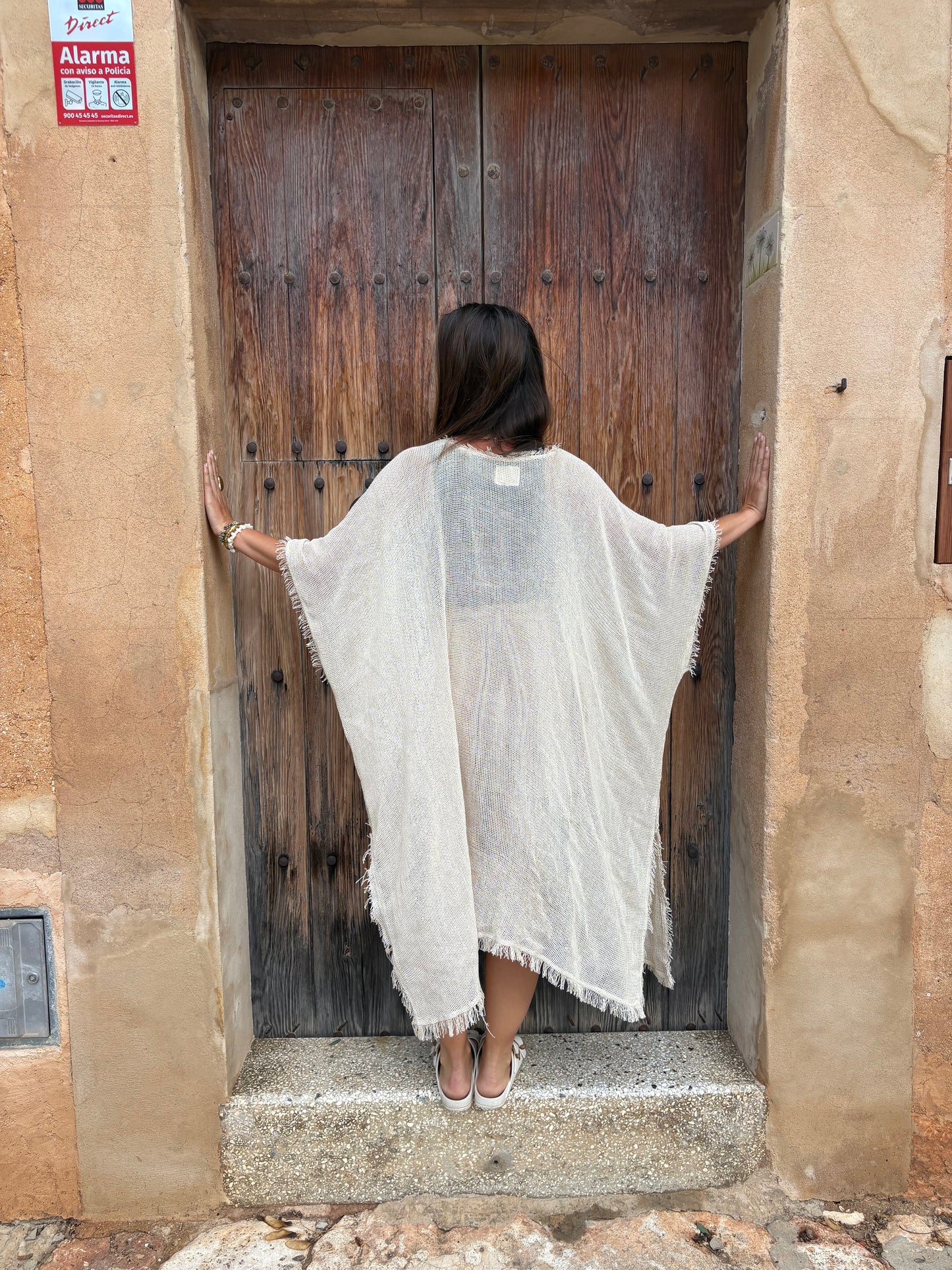Fishnet Long Beach Kimono